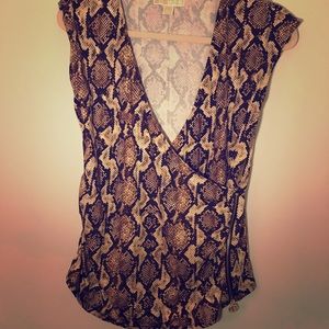 Michael Kors Snake skin top